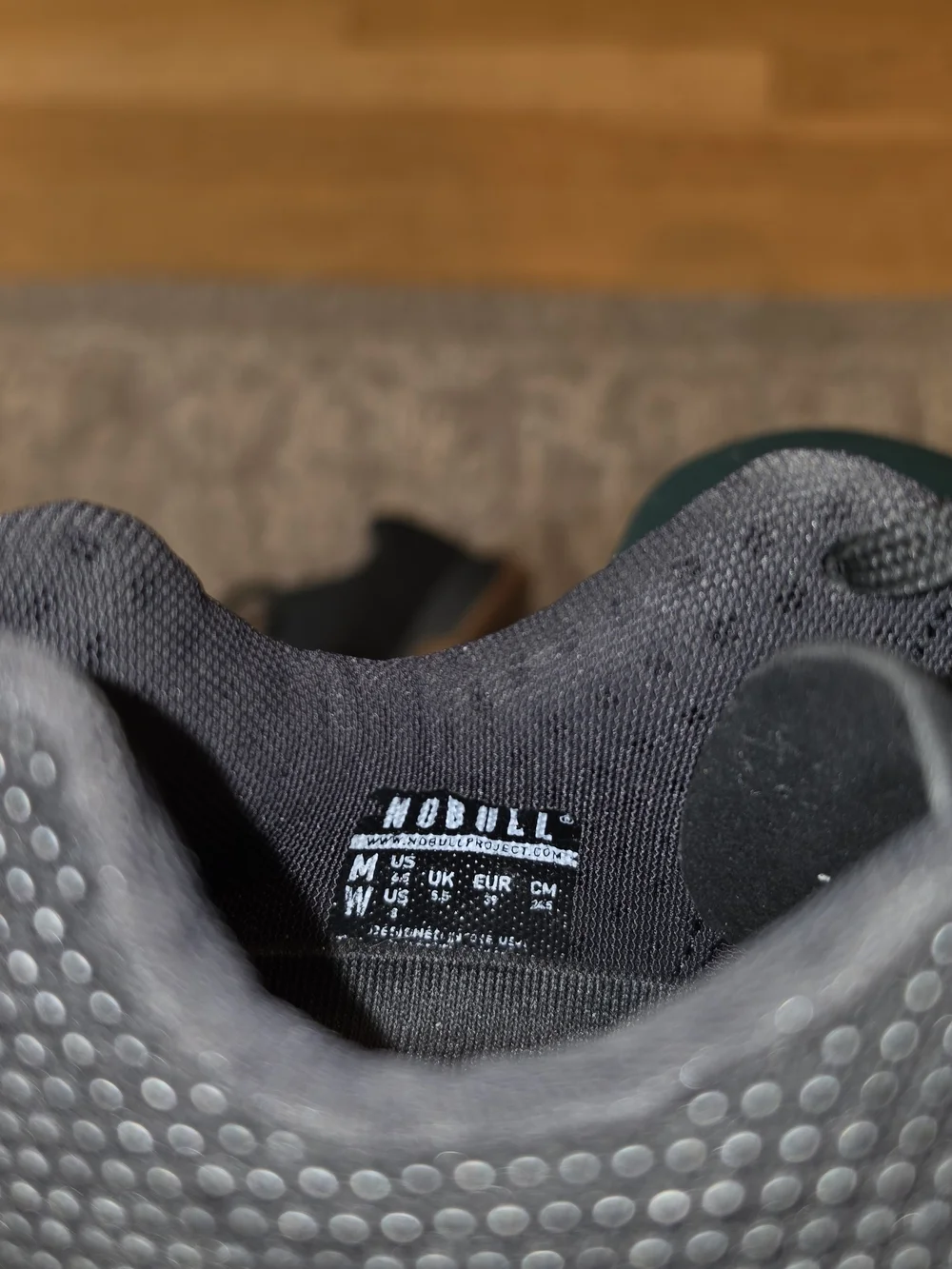 NOBULL Black Training Shoes with Gum Sole